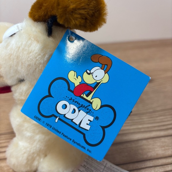 Vintage Dakin Mini Odie Plush With Tags - Picture 6 of 9